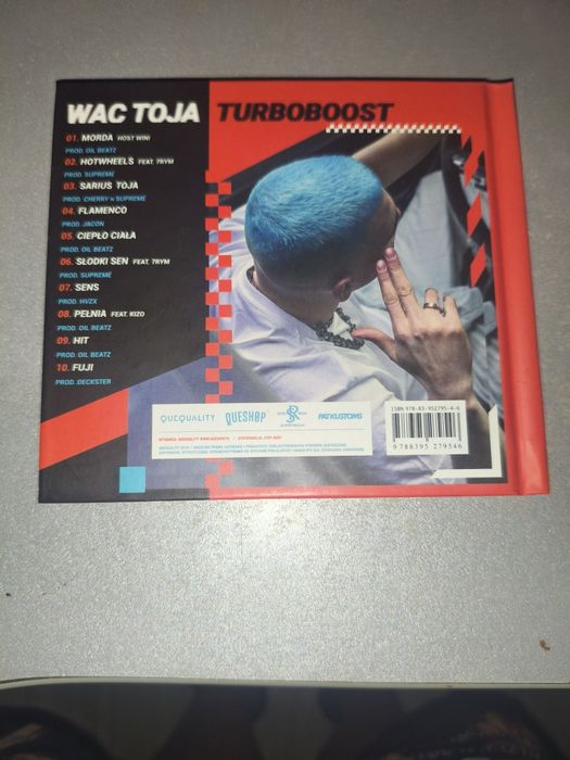 Płyta cd Wac Toja - Turboboost z Autografem!