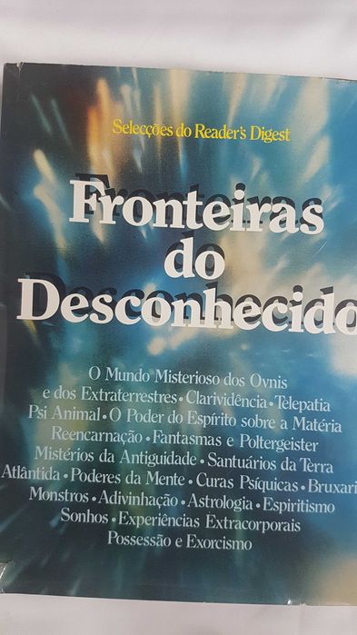 Livro Fronteiras do Desconhecido Selecções do Reader's Digest
