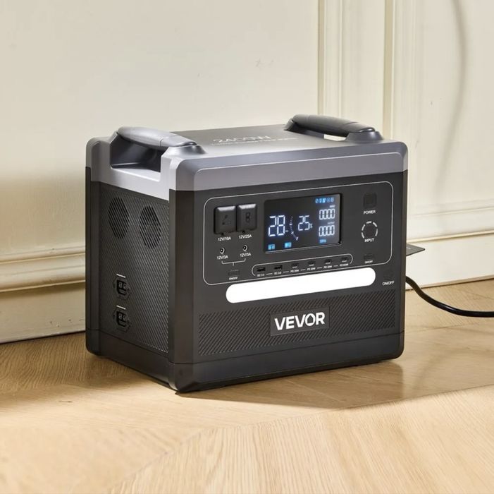 Зарядна станція VEVOR Tragbare 2400W, 2160Wh