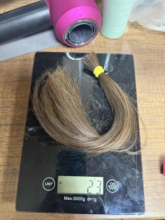 Волосся натуральне 7го рівня глубини тону (7угт)