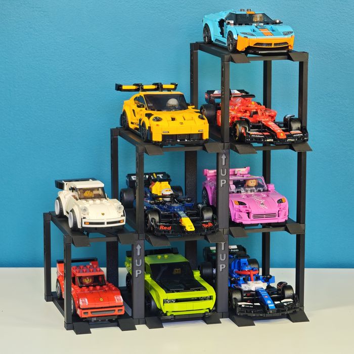 Modułowy Garaż na 9 Furmuł 1 LEGO Speed Champions