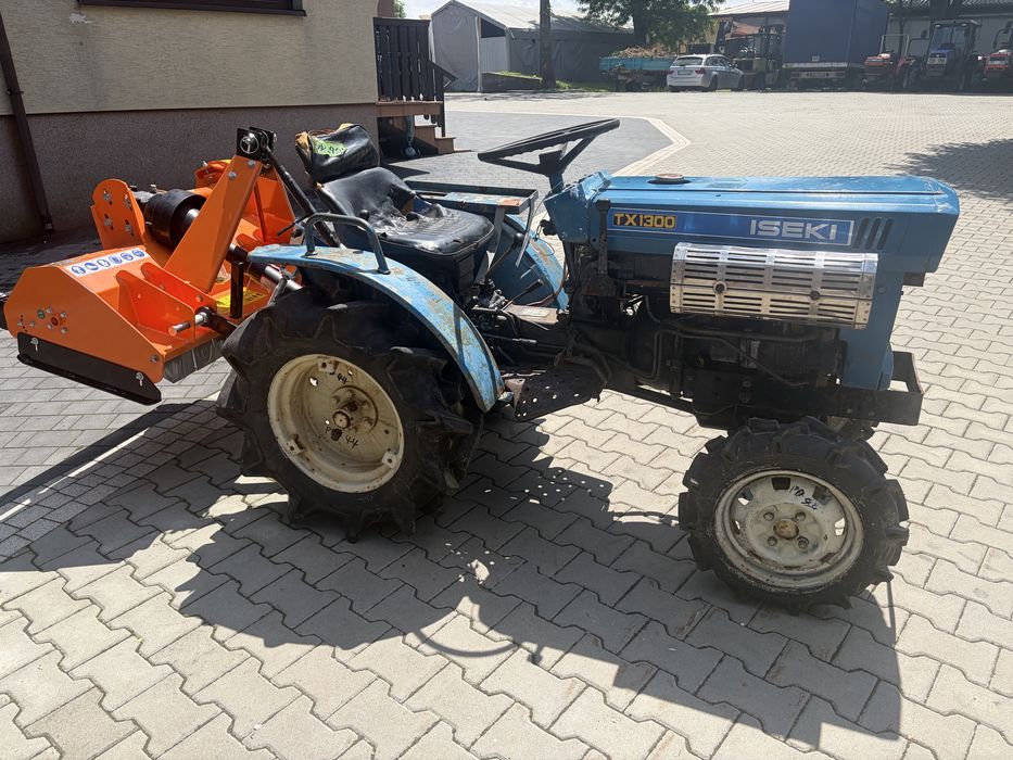 Traktorek iseki tx1300 13 km 4x4 podnosnik walek kosiarka sprawny