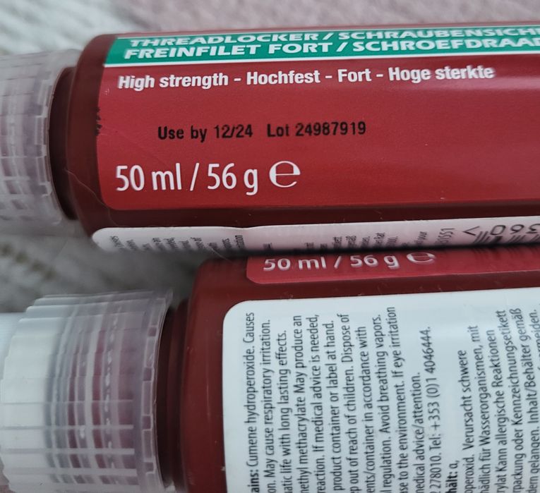 LOCTITE 275 - klej do zabezpieczania połączeń gwintowych