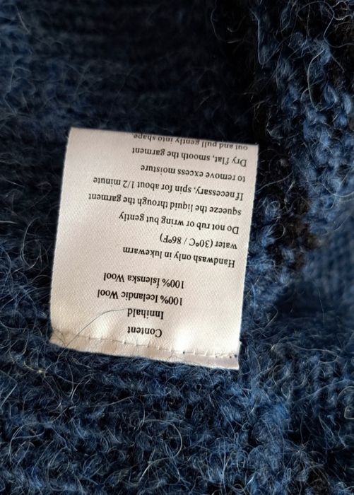 Islandzki sweter unikat wełna 100%