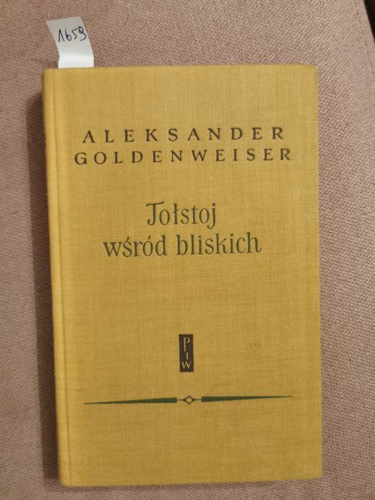Tołstoj wśród bliskich Aleksander Goldenweiser