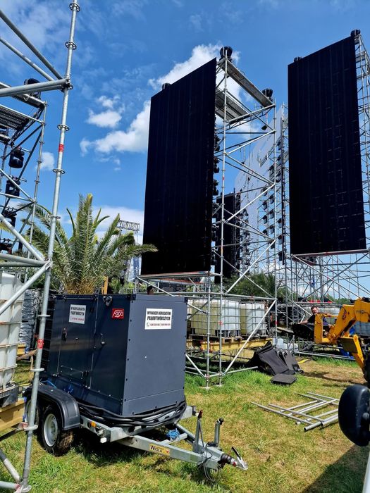Wynajem agregatów 16 kW - 2 MW na wesele plenerowe - 24/7
