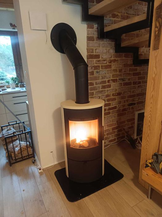 PIEC KAFLOWY kominek koza stalowy SIENA N01 ROMOTOP gratis wysyłka