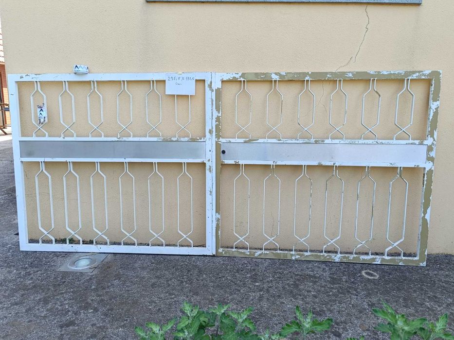 Portões de ferro e grades de ferro zincado