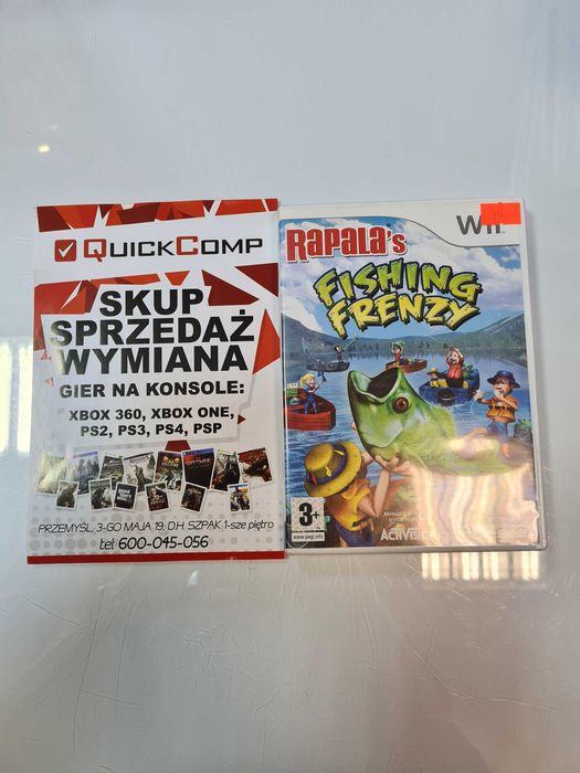 Gra Nintendo WII Rapala's Fishing Frenzy Gwarancja 1 rok QUICK-COMP