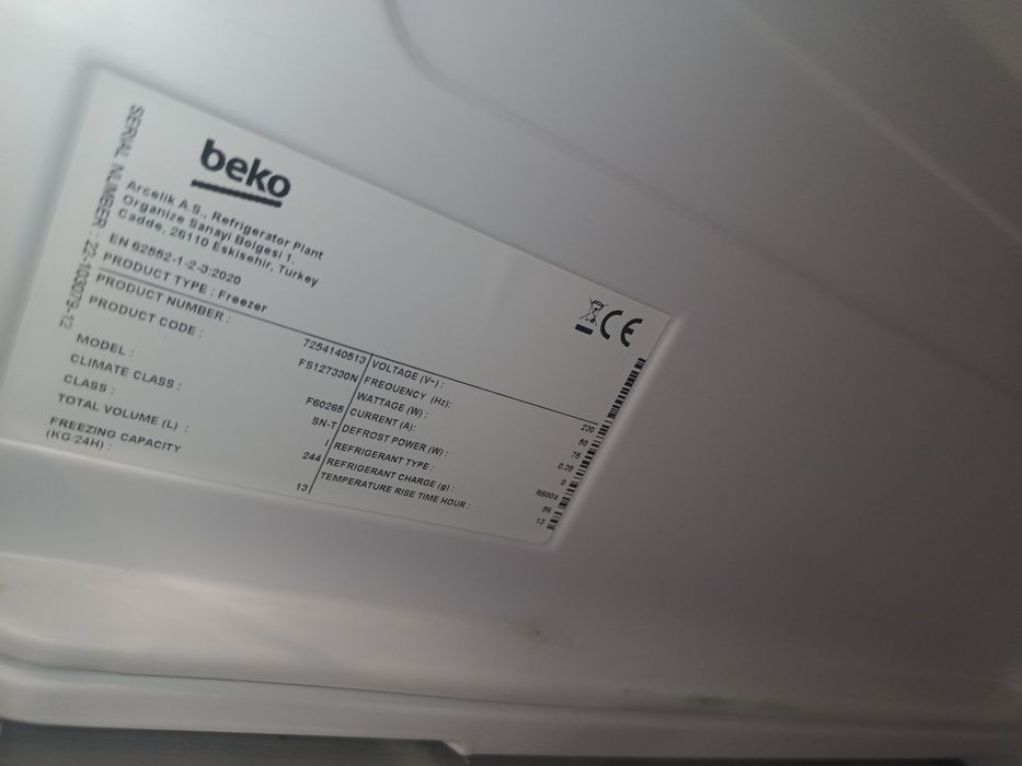 Zamrażarka szufladowa Beko, stan idealny