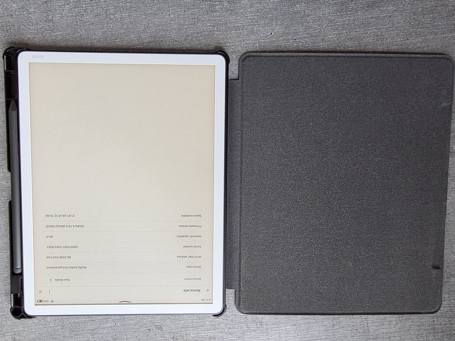 Kindle Scribe. 2026 рік. 3 покоління. 11 дюйм. 64гб. Premium Pen Як новий Чохол
