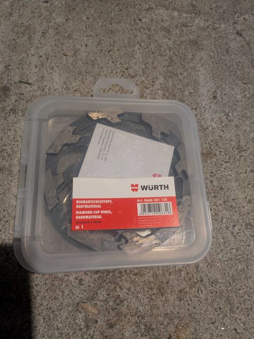 Продам нові оригінальні диски, чашки по бетону