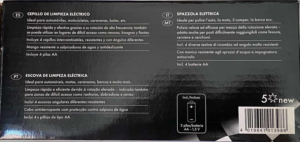 Escova de Limpeza Elétrica