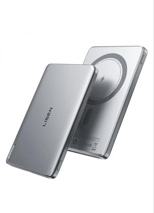 Павербанк LISEN P601 Ultra-Slim  MagSafe 5000mAh — новий