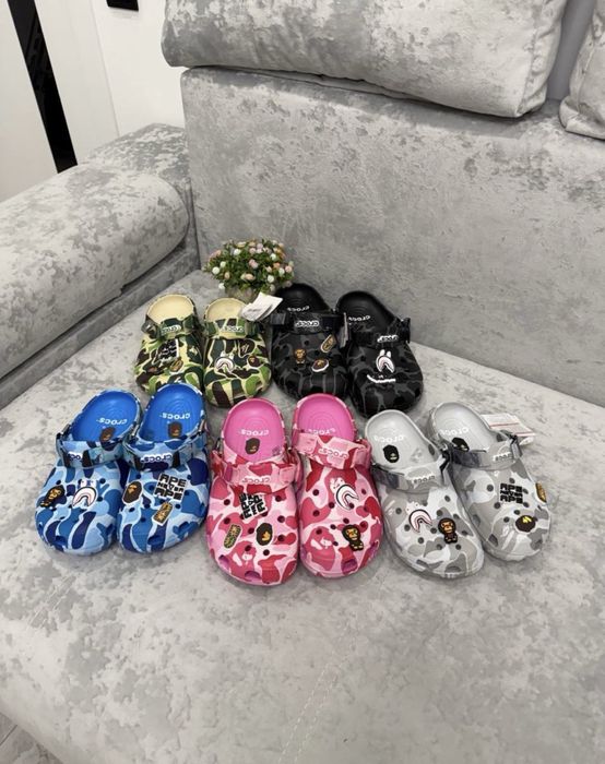 шльопанці Crocs Bape