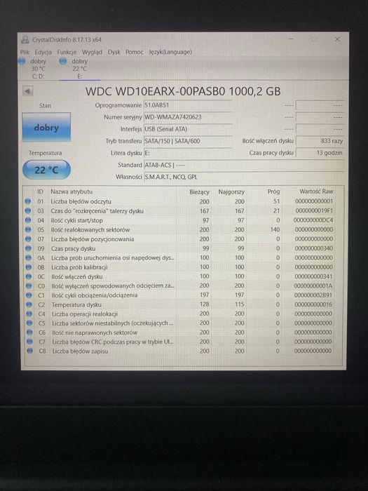 Dysk HDD Western Digital Caviar Green 1TB