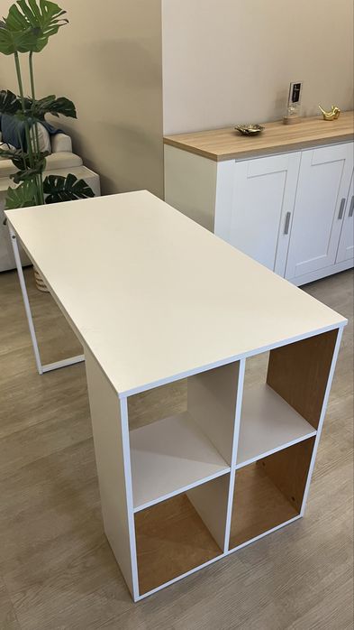 Mesa de Escritório Moderna Branca