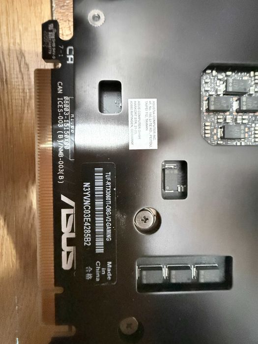 Видеокарта ASUS TUF-RTX3060ti O8G-V2-Gaming