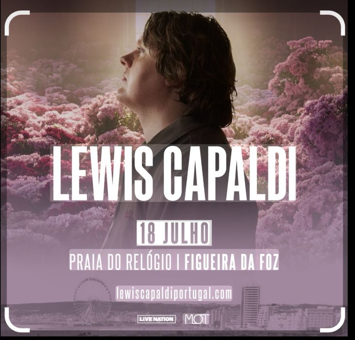 Bilhetes Lewis Capaldi