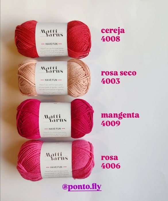 HAVE FUN novelos de algodão