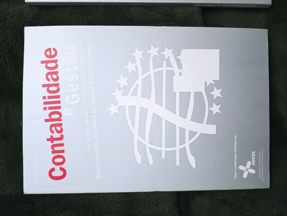 2 livros Contabilidade e Gestão - n 4 Março de 2007 e n5 Junho de 2008