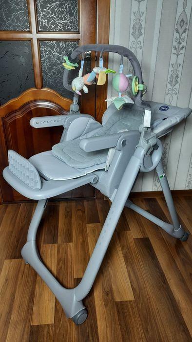 ‼️в НОВОМУ СТАНІ Chicco Polly Magic Relax столик дитячий для годування