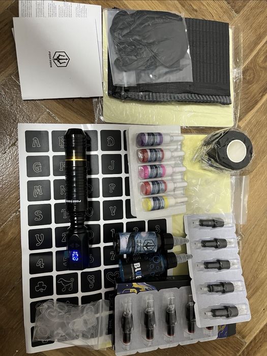 Тату набір машинка POSEIDON V508-1