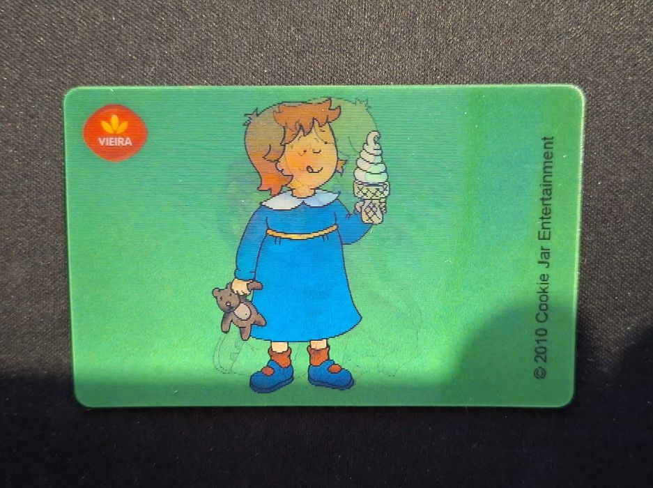 Dois Hologramas, com imagens intermutaveis, vintage