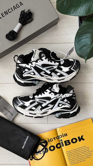 !!WOW!! Кросівки Balenciaga Runner Black White | кроссовки баленсиага ранер