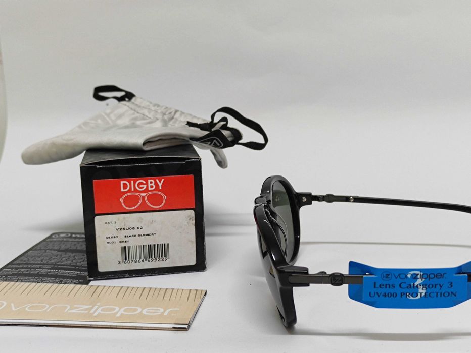 Lote de 5 óculos de sol Von Zipper, novos em caixa, originais