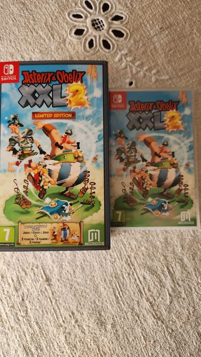 Asterix e obelix xxl2 edição limitada nintendo switch