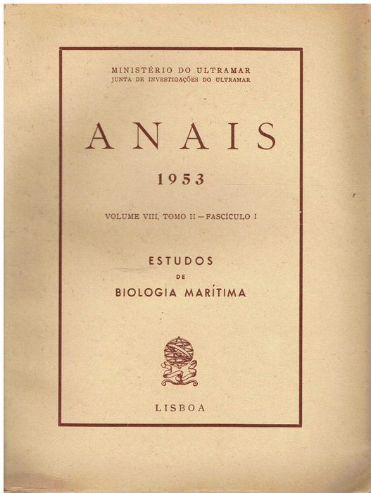 2162

Estudos de Biologia Marítima em Angola