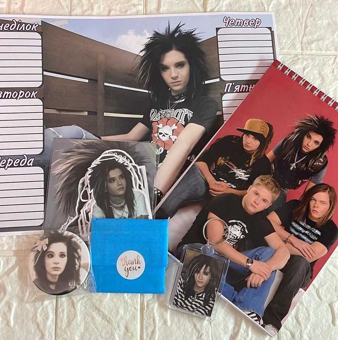 Токио хотел подарунковий бокс блокнот Билл Каулитц Том Каулитц