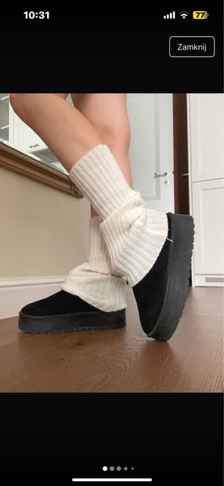 zimowe buty uggs emu śniegowce na platformie