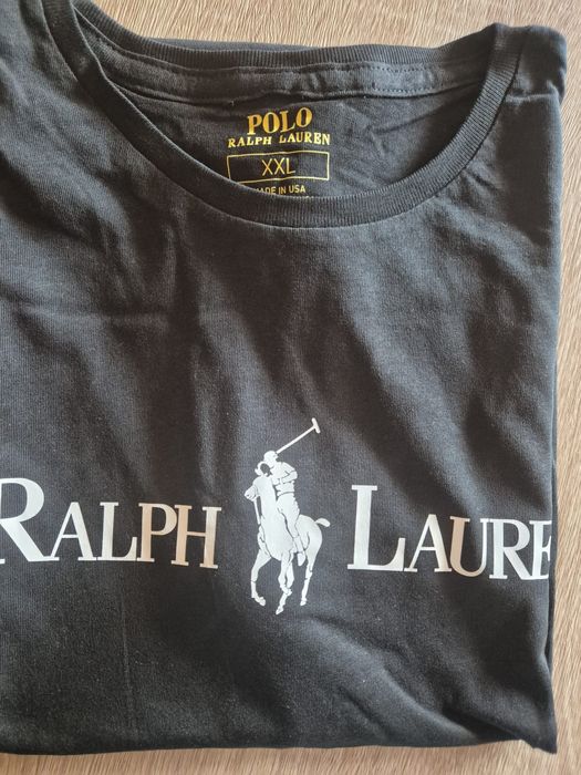 T-shirt damski czarny Ralph Lauren rozmiar XXL