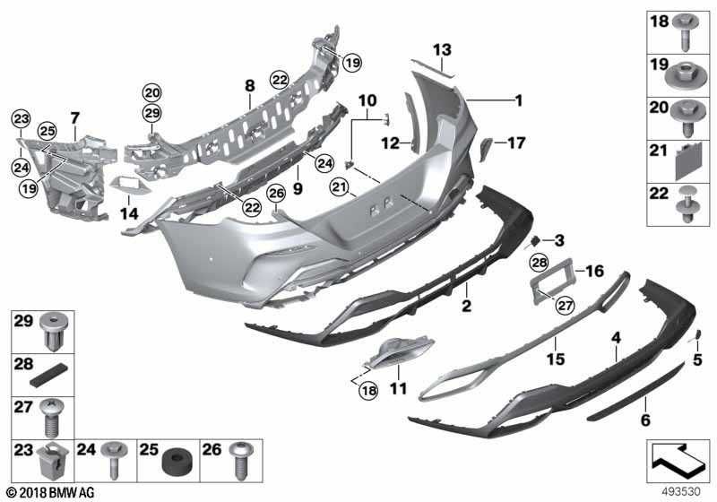 Końcówka wydechu lewa BMW Seria: 8' G14 G15 G16 nr. mag 1/182