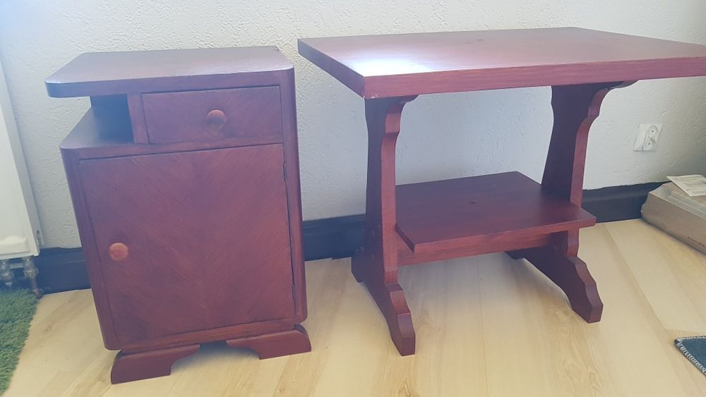 Szafka nocna i stolik