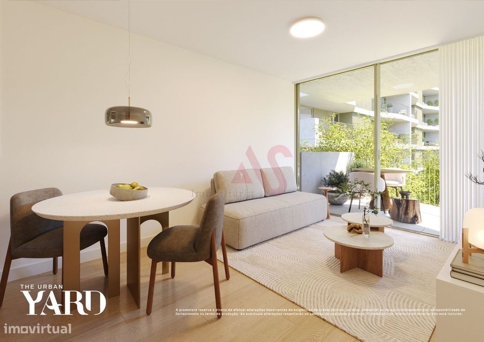 Apartamento T0 com Varanda no empreendimento The Yard Next