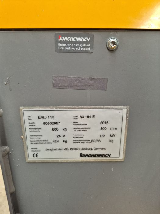 Wózek paletowy elektryczny