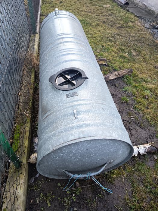 Beczka na wodę 600l ocynkowana