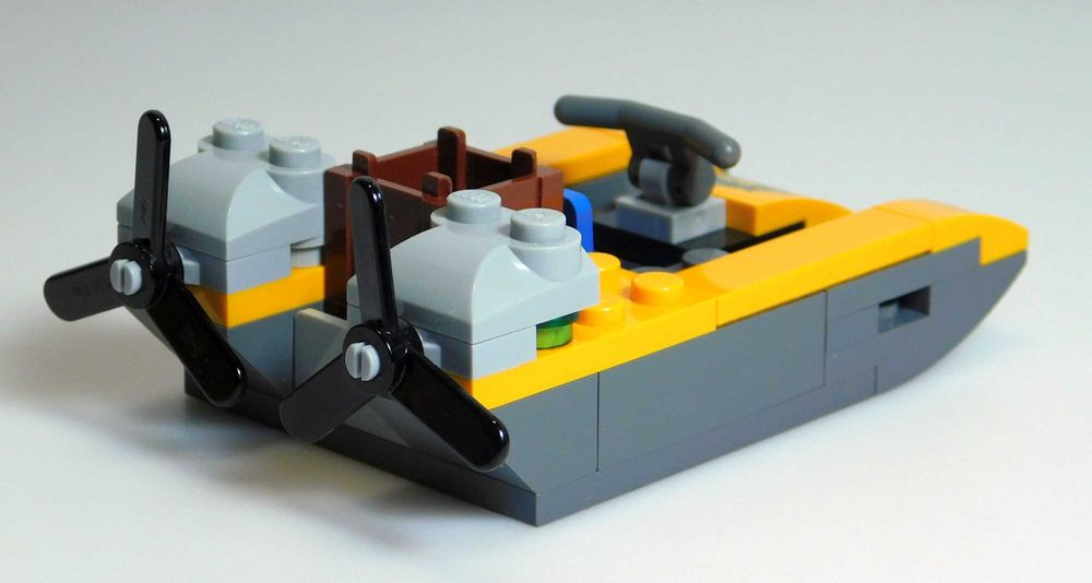 Lego City dżungla łódź płaskodenna