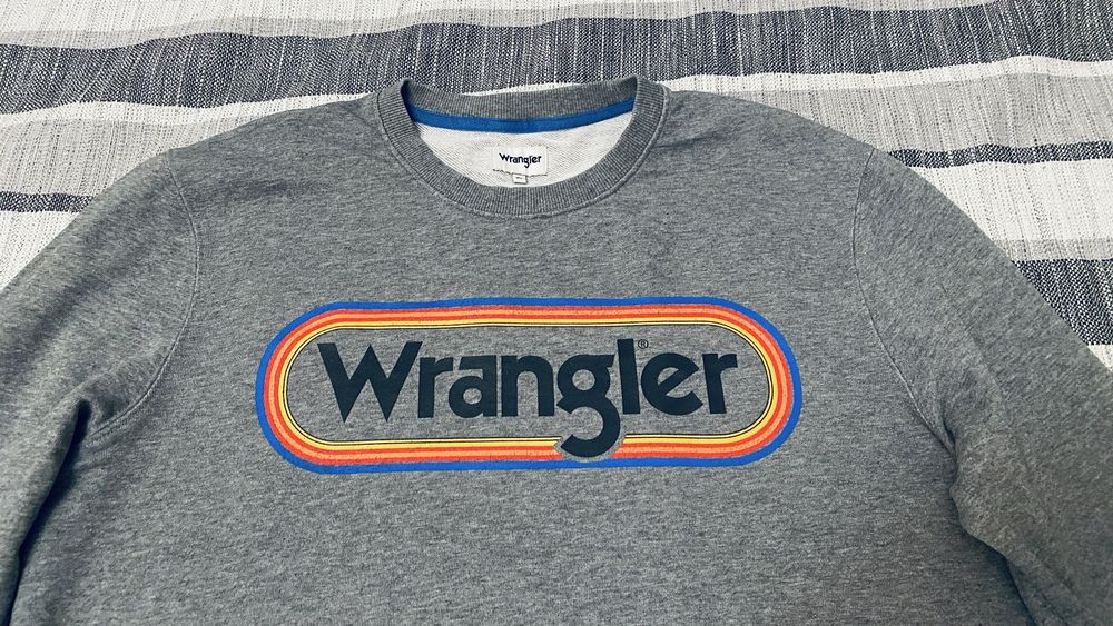 Джемпер сірого кольору вільного крою wrangler