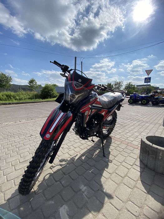 Мотоцикл эндуро Geon X-Line 250 21/18, черный с красным, 2026