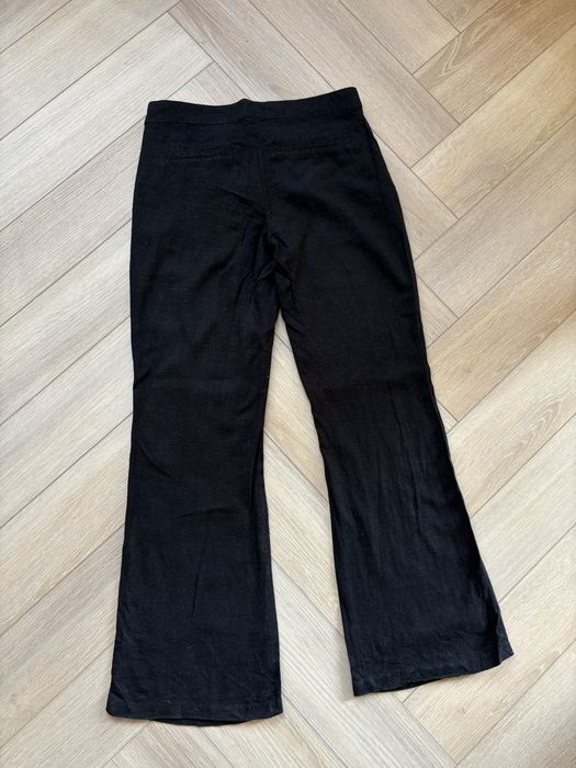 spodnie lniane h&m