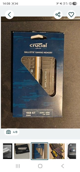 Upgrade PC Gaming: Kit Memórias RAM Corsair RGB e Lexar (Vários Modelo