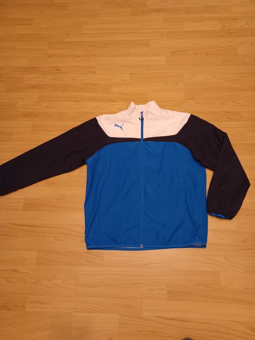 Bluza męska Puma XL niebiesko biało czarna