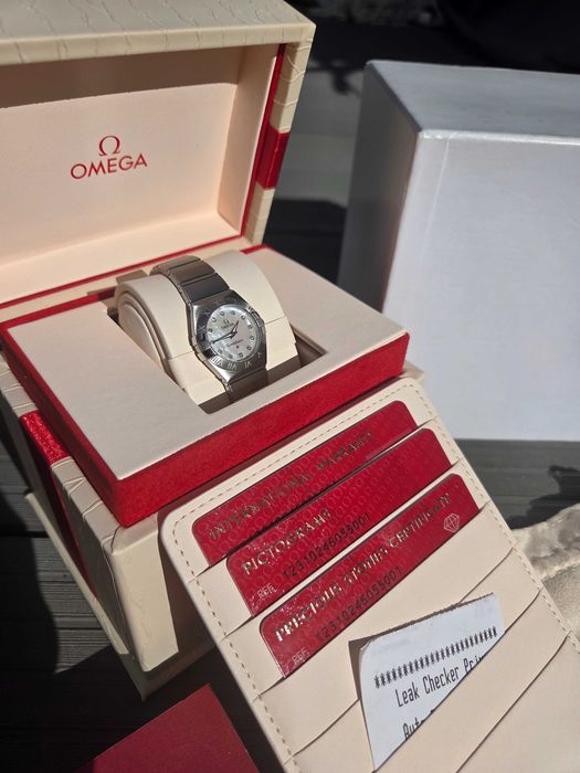 Omega Constellation 24mm z 12 diamentami Full Set - jak NOWA