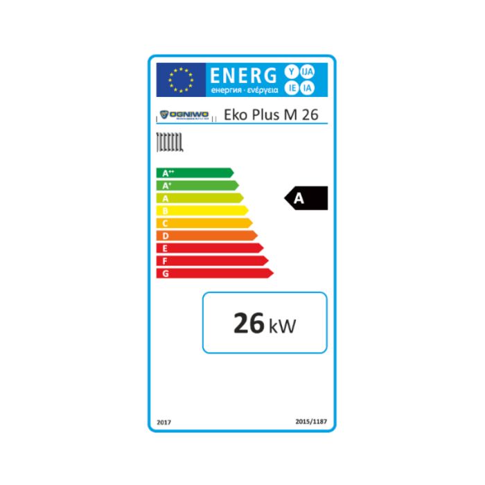 Kocioł, Piec Ogniwo Eko Plus M 26 kW - 5 klasa - Ecodesign