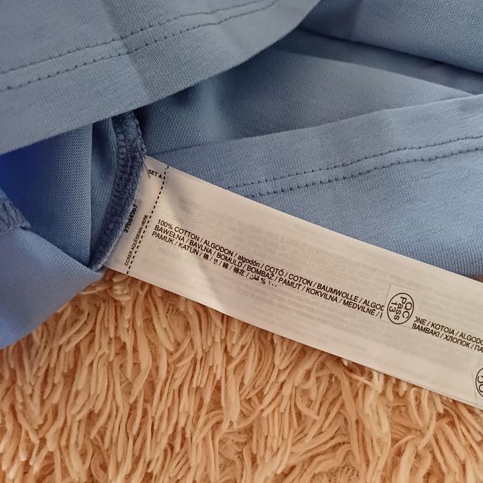 Укорочена футболка оверсайз XS/S MANGO