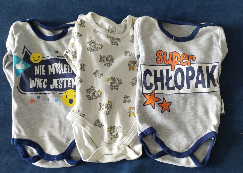 Zestaw body chłopięce